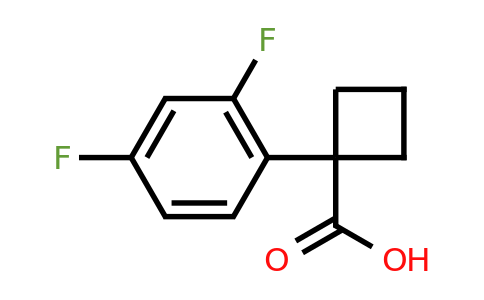 CAS 1260672-69-2 | 1-(2,4-Difluorophenyl)cyclobutanecarboxylic acid