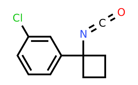 CAS 1260672-76-1 | 1-Chloro-3-(1-isocyanatocyclobutyl)benzene