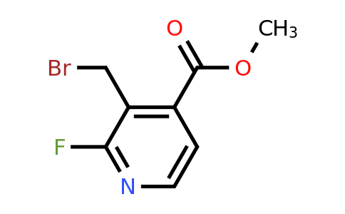 CAS 1260672-78-3 | Methyl 3-(bromomethyl)-2-fluoroisonicotinate