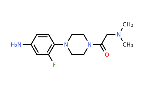 CAS 1260675-66-8 | 1-[4-(4-Amino-2-fluorophenyl)-1-piperazinyl]-2-(dimethylamino)-ethanone