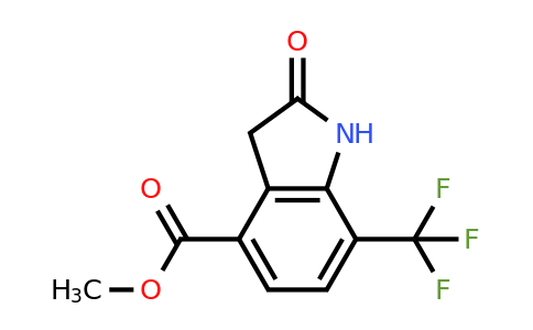 CAS 1260676-89-8 | Methyl 2-oxo-7-(trifluoromethyl)indoline-4-carboxylate