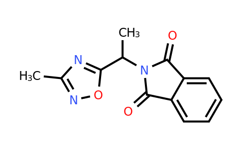 CAS 1260713-53-8 | 2-(1-(3-Methyl-1,2,4-oxadiazol-5-yl)ethyl)isoindoline-1,3-dione