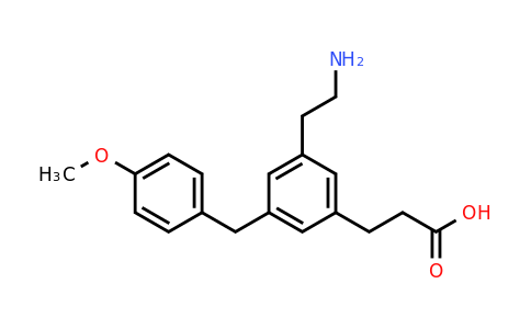 CAS 1260741-10-3 | 3-(3-(2-Aminoethyl)-5-(4-methoxybenzyl)phenyl)propanoic acid