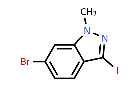 CAS 1260741-78-3 | 6-bromo-3-iodo-1-methyl-indazole