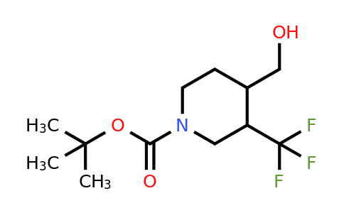 CAS 1260761-45-2 | tert-butyl 4-(hydroxymethyl)-3-(trifluoromethyl)piperidine-1-carboxylate