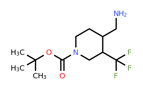 CAS 1260761-49-6 | tert-butyl 4-(aminomethyl)-3-(trifluoromethyl)piperidine-1-carboxylate