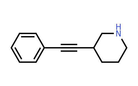 CAS 1260782-26-0 | 3-(Phenylethynyl)piperidine