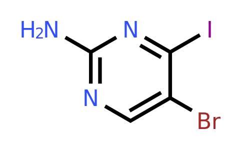 CAS 1260784-42-6 | 5-Bromo-4-iodopyrimidin-2-amine