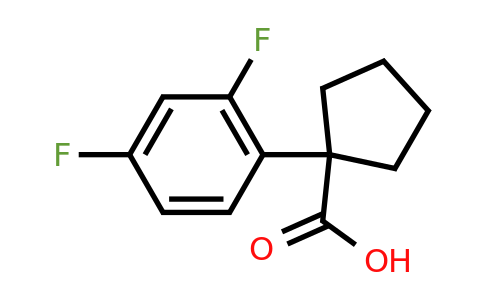 CAS 1260784-54-0 | 1-(2,4-difluorophenyl)cyclopentane-1-carboxylic acid