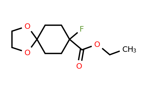 CAS 1260796-05-1 | ethyl 8-fluoro-1,4-dioxaspiro[4.5]decane-8-carboxylate
