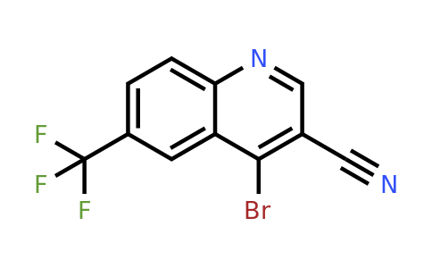 CAS 1260796-60-8 | 4-Bromo-6-(trifluoromethyl)quinoline-3-carbonitrile
