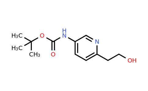 CAS 1260802-13-8 | tert-butyl N-[6-(2-hydroxyethyl)pyridin-3-yl]carbamate