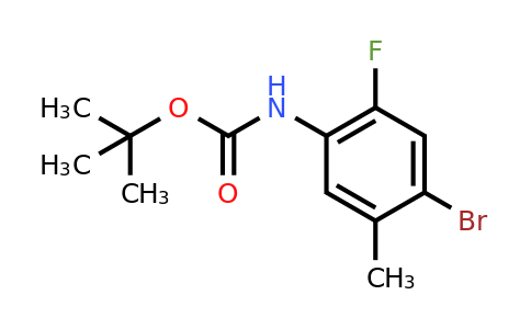 CAS 1260804-94-1 | (4-Bromo-2-fluoro-5-methyl-phenyl)-carbamic acid tert-butyl ester