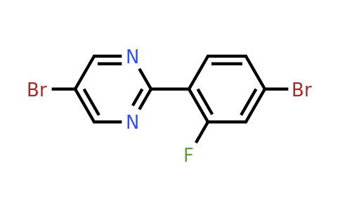 CAS 1260808-05-6 | 5-Bromo-2-(4-bromo-2-fluorophenyl)pyrimidine