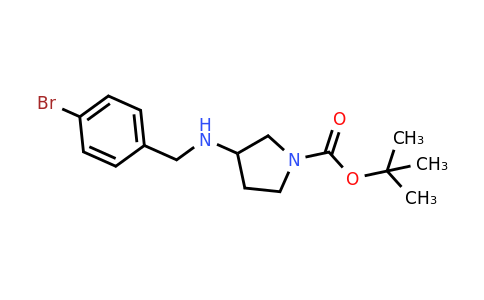 CAS 1260810-70-5 | tert-butyl 3-[(4-bromophenyl)methylamino]pyrrolidine-1-carboxylate
