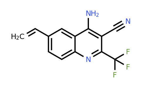 CAS 1260811-56-0 | 4-Amino-2-(trifluoromethyl)-6-vinylquinoline-3-carbonitrile