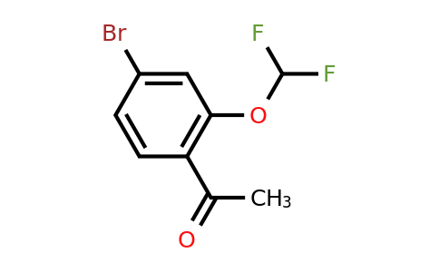 CAS 1260815-88-0 | 1-(4-bromo-2-(difluoromethoxy)phenyl)ethan-1-one