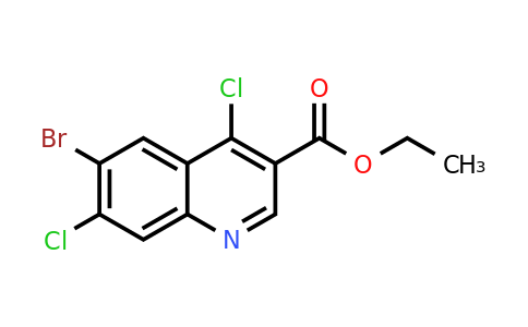 CAS 1260821-25-7 | Ethyl 6-bromo-4,7-dichloroquinoline-3-carboxylate
