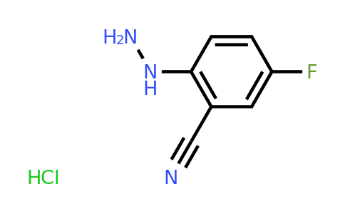 CAS 1260838-49-0 | 5-fluoro-2-hydrazino-benzonitrile;hydrochloride