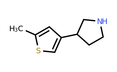 CAS 1260842-14-5 | 3-(5-methylthiophen-3-yl)pyrrolidine