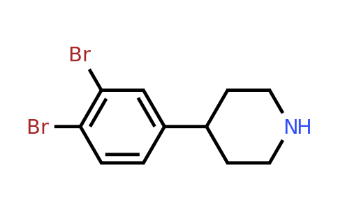 CAS 1260848-72-3 | 4-(3,4-Dibromophenyl)piperidine