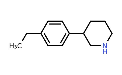 CAS 1260849-91-9 | 3-(4-Ethylphenyl)piperidine
