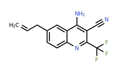 CAS 1260863-08-8 | 6-Allyl-4-amino-2-(trifluoromethyl)quinoline-3-carbonitrile