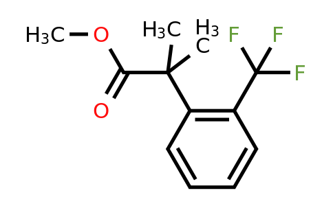 CAS 1260876-11-6 | methyl 2-methyl-2-(2-(trifluoromethyl)phenyl)propanoate
