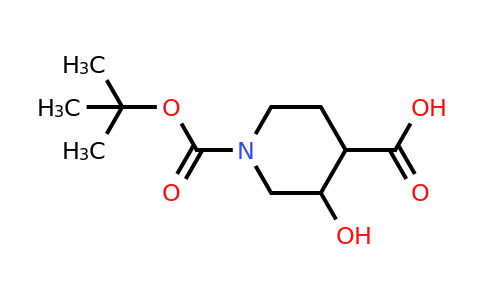 CAS 1260876-51-4 | 1-(tert-Butoxycarbonyl)-3-hydroxypiperidine-4-carboxylic acid