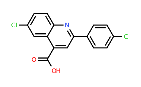 CAS 126088-20-8 | 6-Chloro-2-(4-chlorophenyl)quinoline-4-carboxylic acid