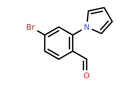 CAS 1260885-41-3 | 4-Bromo-2-(1H-pyrrol-1-yl)benzaldehyde