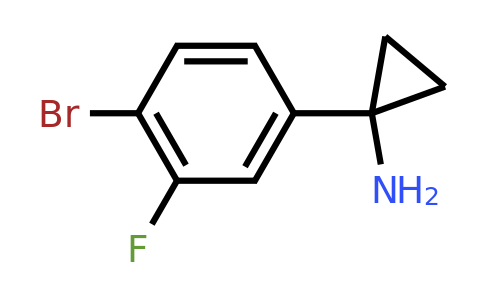 CAS 1260887-57-7 | 1-(4-Bromo-3-fluorophenyl)cyclopropanamine