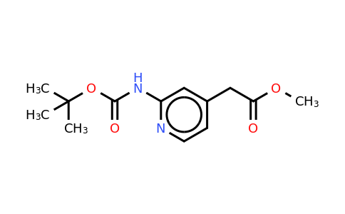 CAS 1260890-57-0 | (2-Boc-amino-pyridin-4-yl)-acetic acid methyl ester