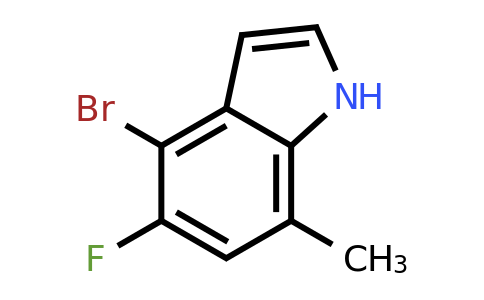 CAS 1260895-84-8 | 4-bromo-5-fluoro-7-methyl-1H-indole