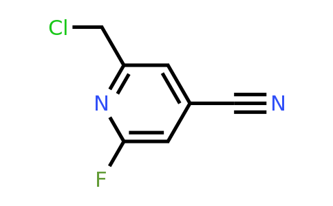 CAS 1260897-80-0 | 2-(Chloromethyl)-6-fluoroisonicotinonitrile