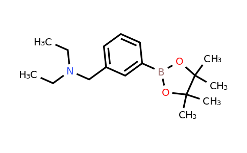 CAS 1260900-80-8 | N-Ethyl-N-(3-(4,4,5,5-tetramethyl-1,3,2-dioxaborolan-2-yl)benzyl)ethanamine