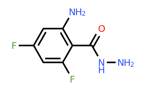 CAS 1260903-20-5 | 2-Amino-4,6-difluorobenzohydrazide