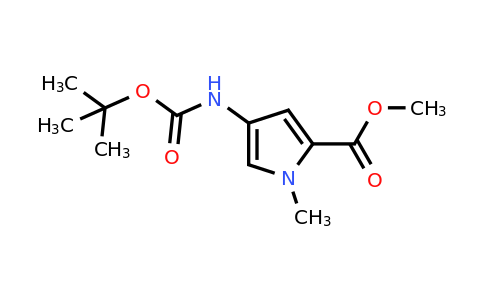 CAS 126092-96-4 | Methyl 4-(tert-butoxycarbonylamino)-1-methyl-1H-pyrrole-2-carboxylate