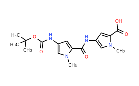 CAS 126092-98-6 | 4-(4-((Tert-butoxycarbonyl)amino)-1-methyl-1H-pyrrole-2-carboxamido)-1-methyl-1H-pyrrole-2-carboxylic acid