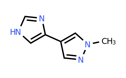 CAS 1260980-89-9 | 4-(1H-imidazol-4-yl)-1-methyl-1H-pyrazole