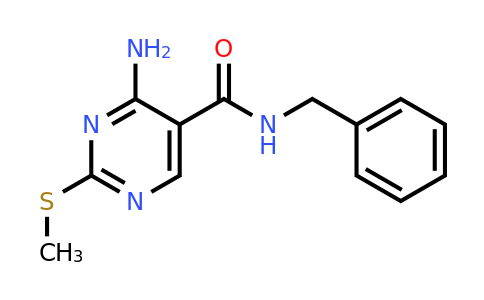 CAS 1261007-62-8 | 4-Amino-N-benzyl-2-(methylthio)pyrimidine-5-carboxamide