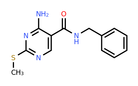 4-Amino-N-benzyl-2-(methylthio)pyrimidine-5-carboxamide