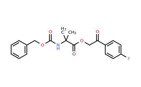 CAS 1261118-01-7 | 2-(4-Fluorophenyl)-2-oxoethyl 2-(((benzyloxy)carbonyl)amino)-2-methylpropanoate