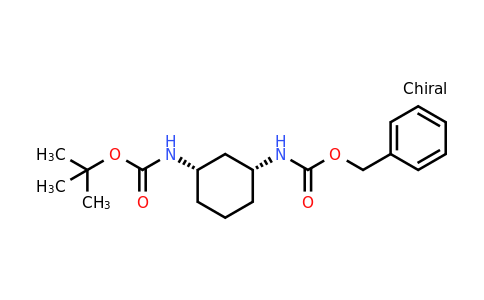 CAS 1261225-48-2 | benzyl N-[(1R,3S)-3-{[(tert-butoxy)carbonyl]amino}cyclohexyl]carbamate
