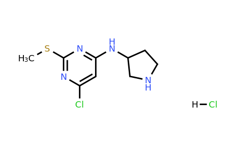 CAS 1261229-62-2 | 6-Chloro-2-(methylthio)-N-(pyrrolidin-3-yl)pyrimidin-4-amine hydrochloride