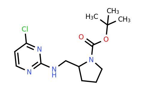 CAS 1261229-67-7 | tert-Butyl 2-(((4-chloropyrimidin-2-yl)amino)methyl)pyrrolidine-1-carboxylate