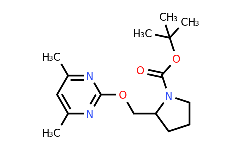CAS 1261229-94-0 | tert-Butyl 2-(((4,6-dimethylpyrimidin-2-yl)oxy)methyl)pyrrolidine-1-carboxylate