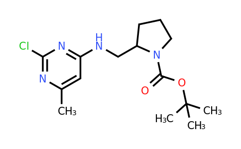CAS 1261231-13-3 | tert-Butyl 2-(((2-chloro-6-methylpyrimidin-4-yl)amino)methyl)pyrrolidine-1-carboxylate