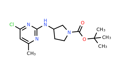 CAS 1261231-42-8 | tert-Butyl 3-((4-chloro-6-methylpyrimidin-2-yl)amino)pyrrolidine-1-carboxylate