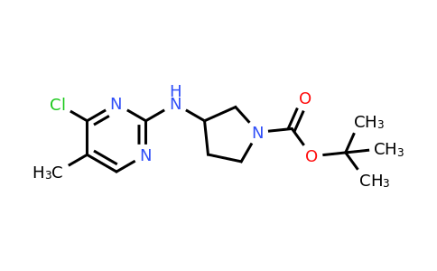 CAS 1261231-67-7 | tert-Butyl 3-((4-chloro-5-methylpyrimidin-2-yl)amino)pyrrolidine-1-carboxylate